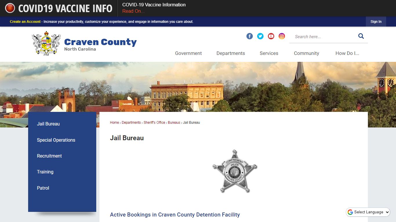 Jail Bureau | Craven County